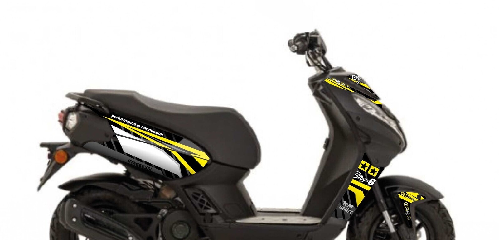 Sada samolepek Peugeot Streetzone Stage6 žlutá