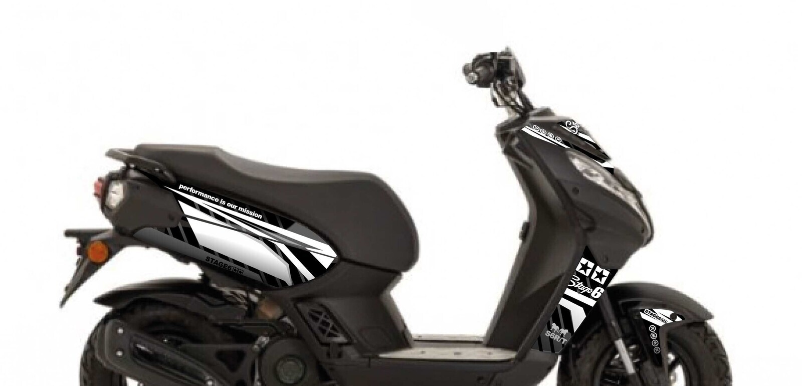 Sada samolepek Peugeot Streetzone Stage6 bílá