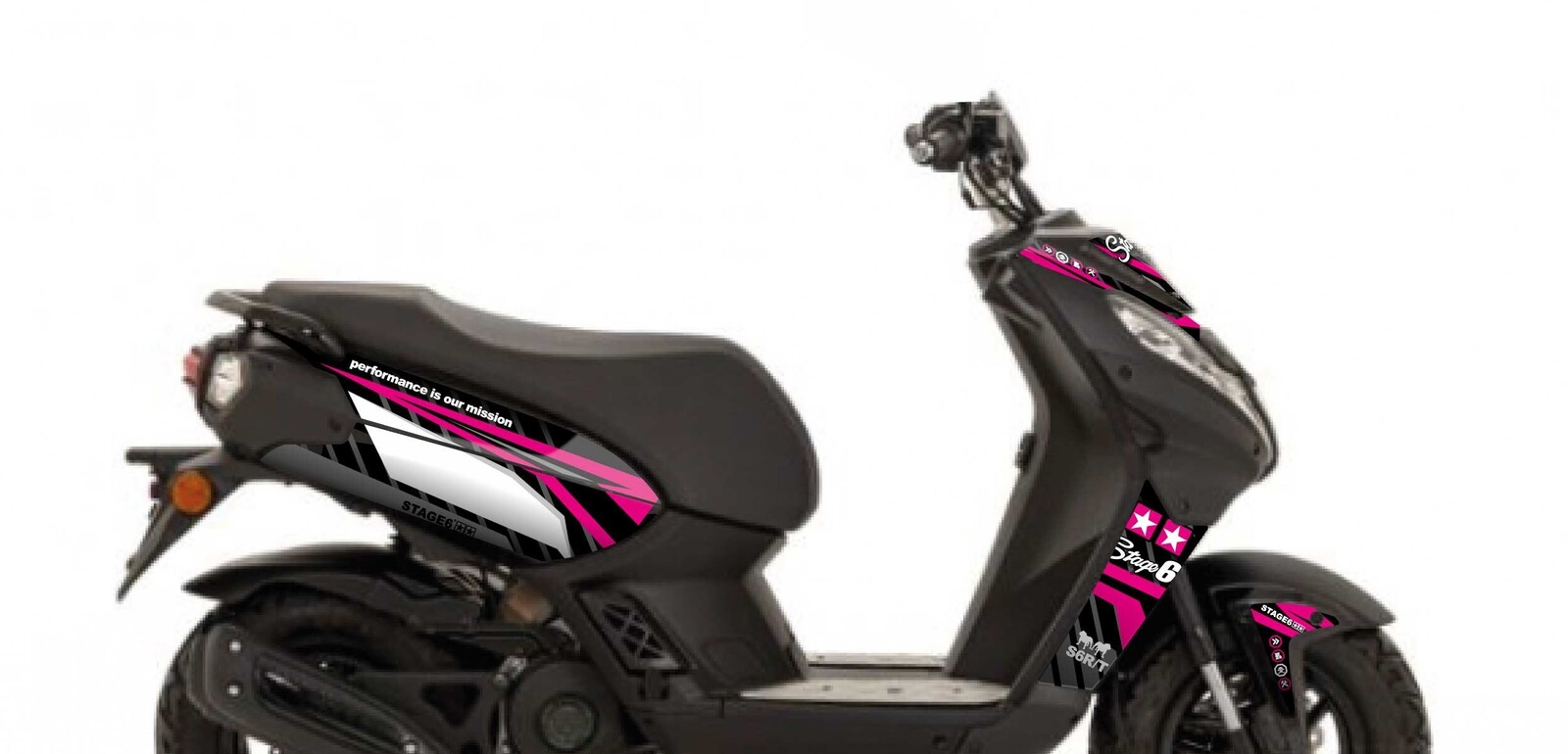 Sada samolepek Peugeot Streetzone Stage6 růžová