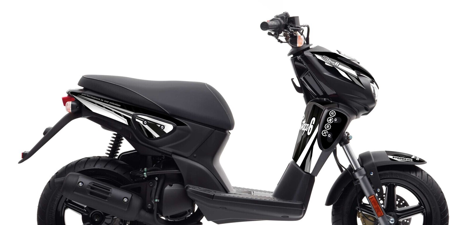 Sada samolepek Yamaha Slider Stage6 bílá