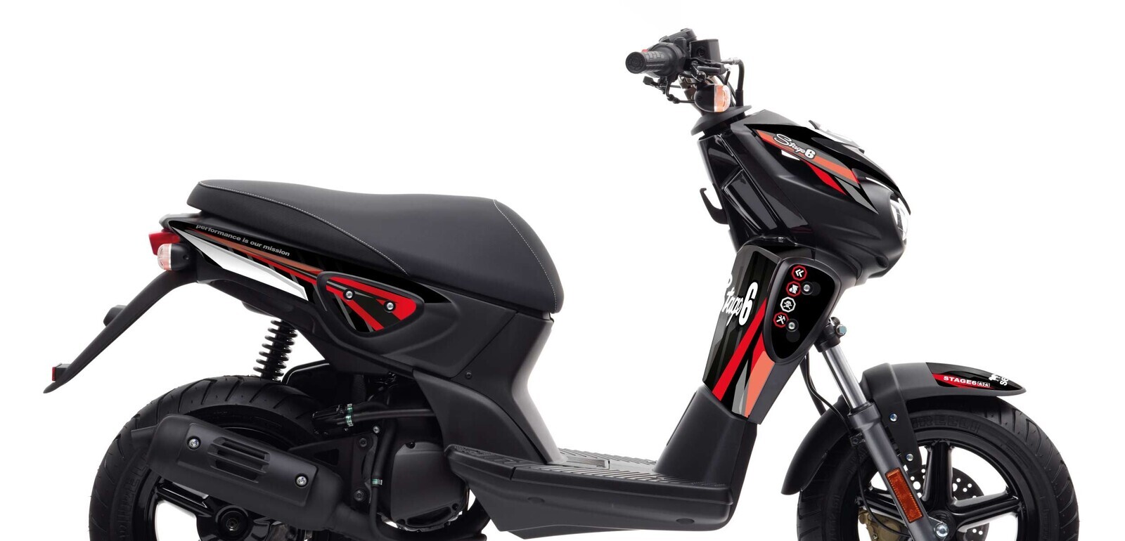 Sada samolepek Yamaha Slider Stage6 červená