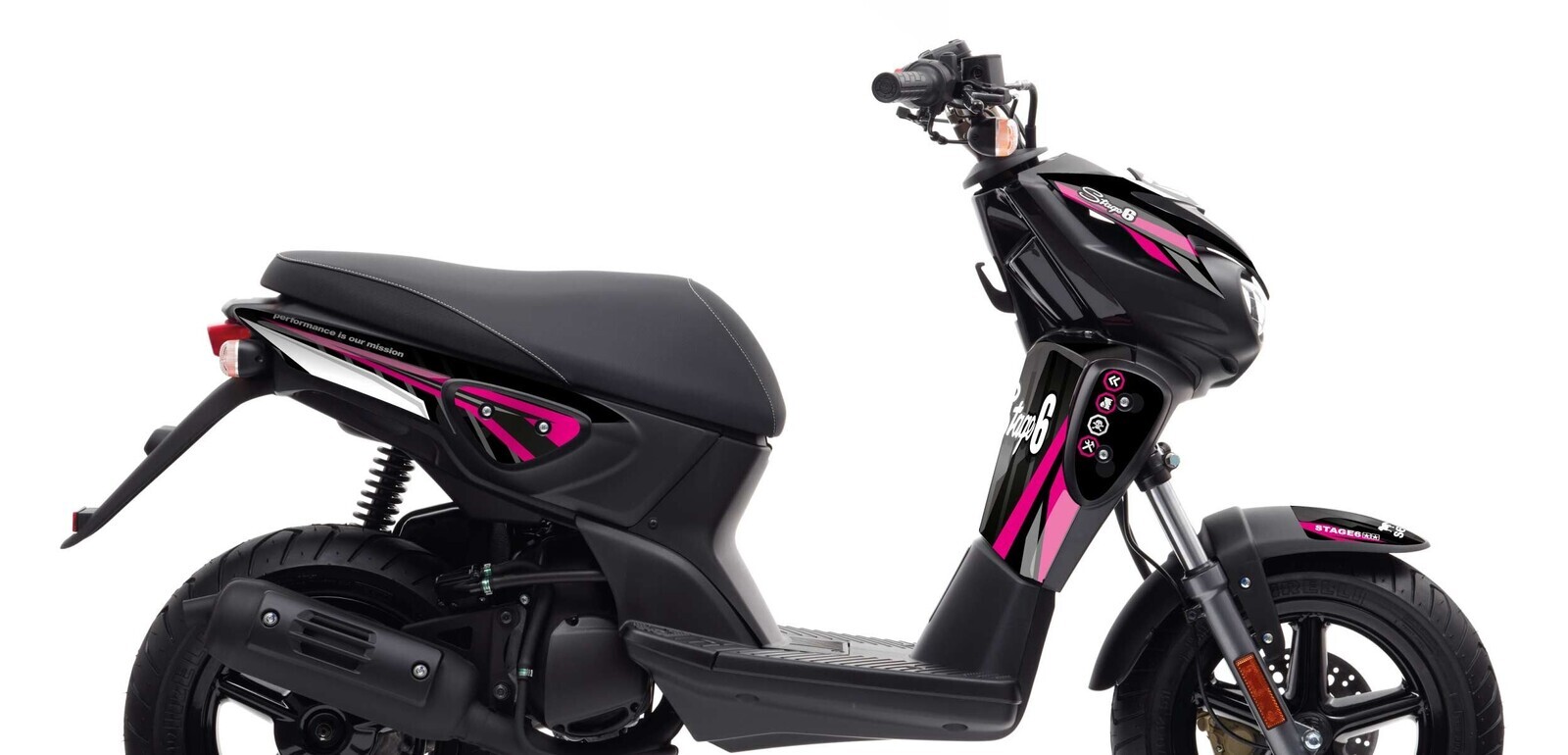 Sada samolepek Yamaha Slider Stage6 růžová