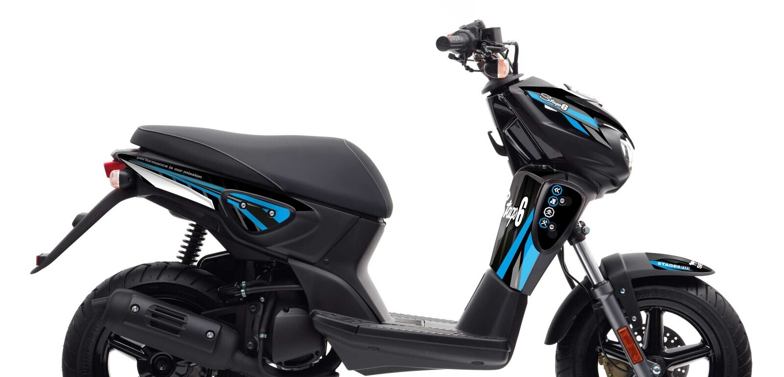 Sada samolepek Yamaha Slider Stage6 modrá