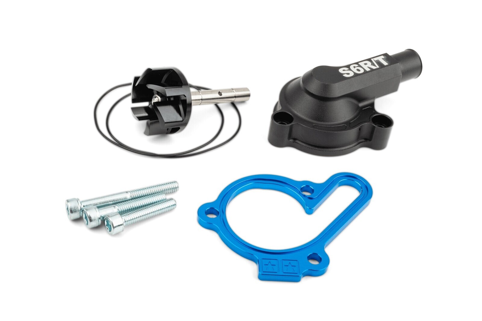 Vodní pumpa s vysokým výkonem vč. víka Stage6 R/T modrá Derbi Euro 3 / 4