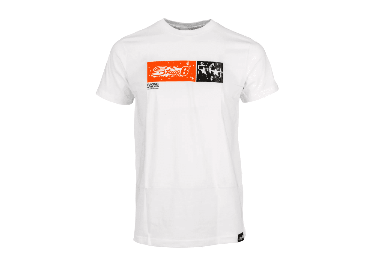 Tričko Stage6 Racing Approved bílé M