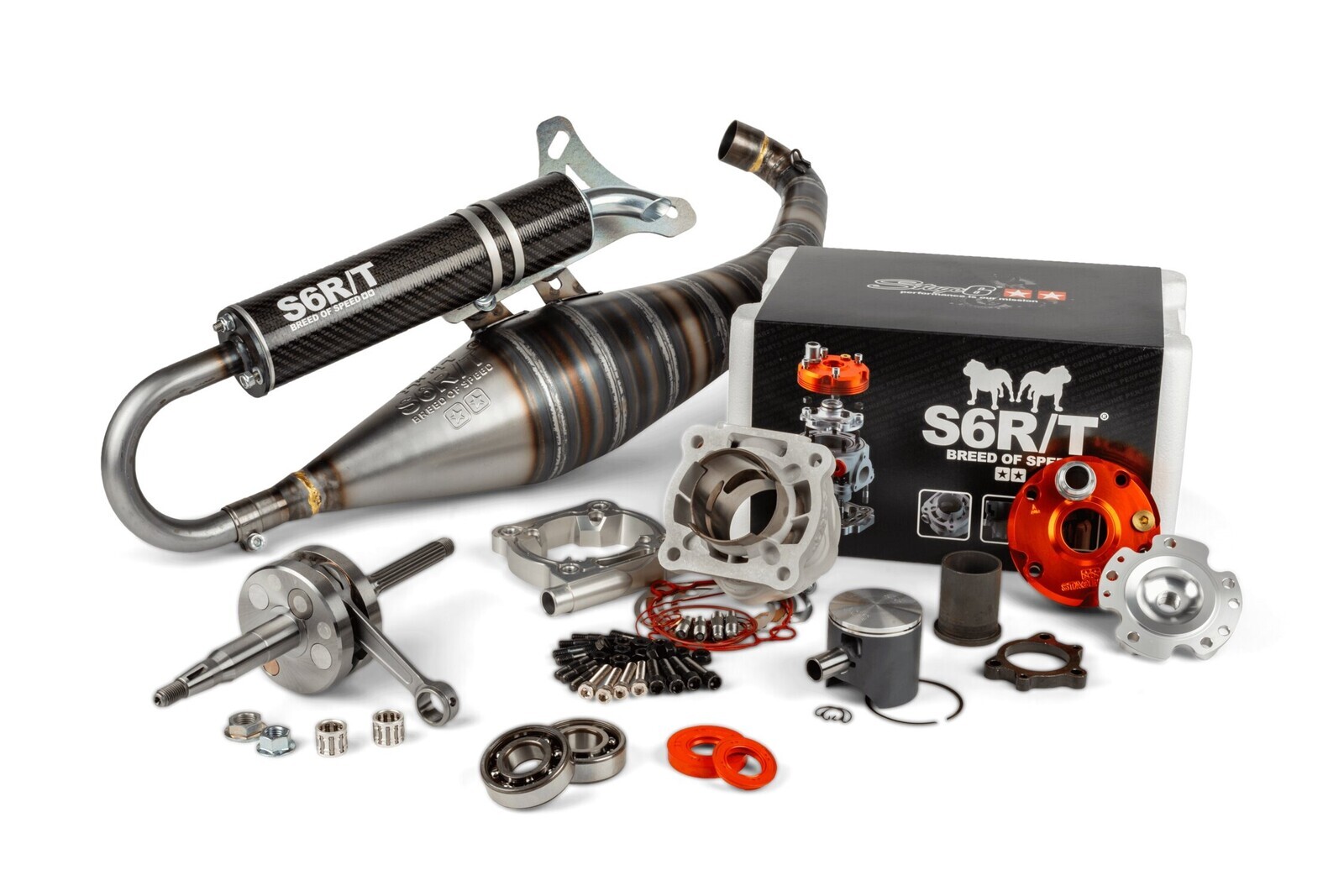 Tuningová sada válce - klikový hřídel - výfuk Stage6 R/T 95 Minarelli horizontal