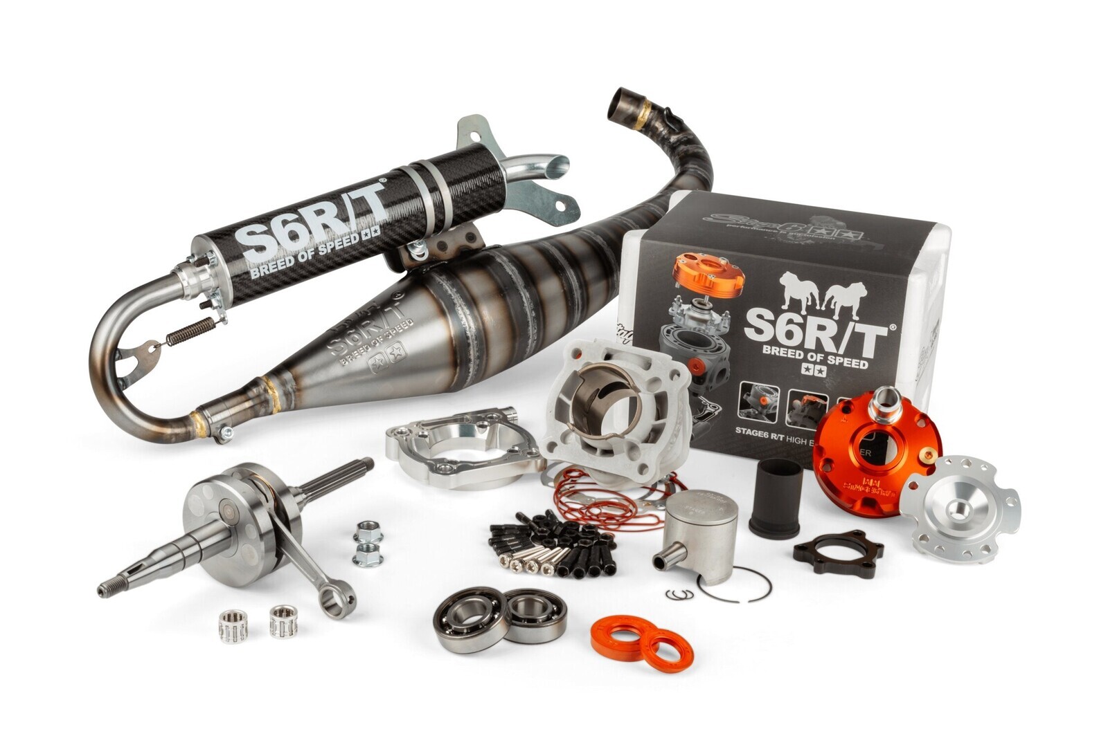 Tuning Kit válec - klikový hřídel - výfuk Stage6 R/T 70 Minarelli horizontal