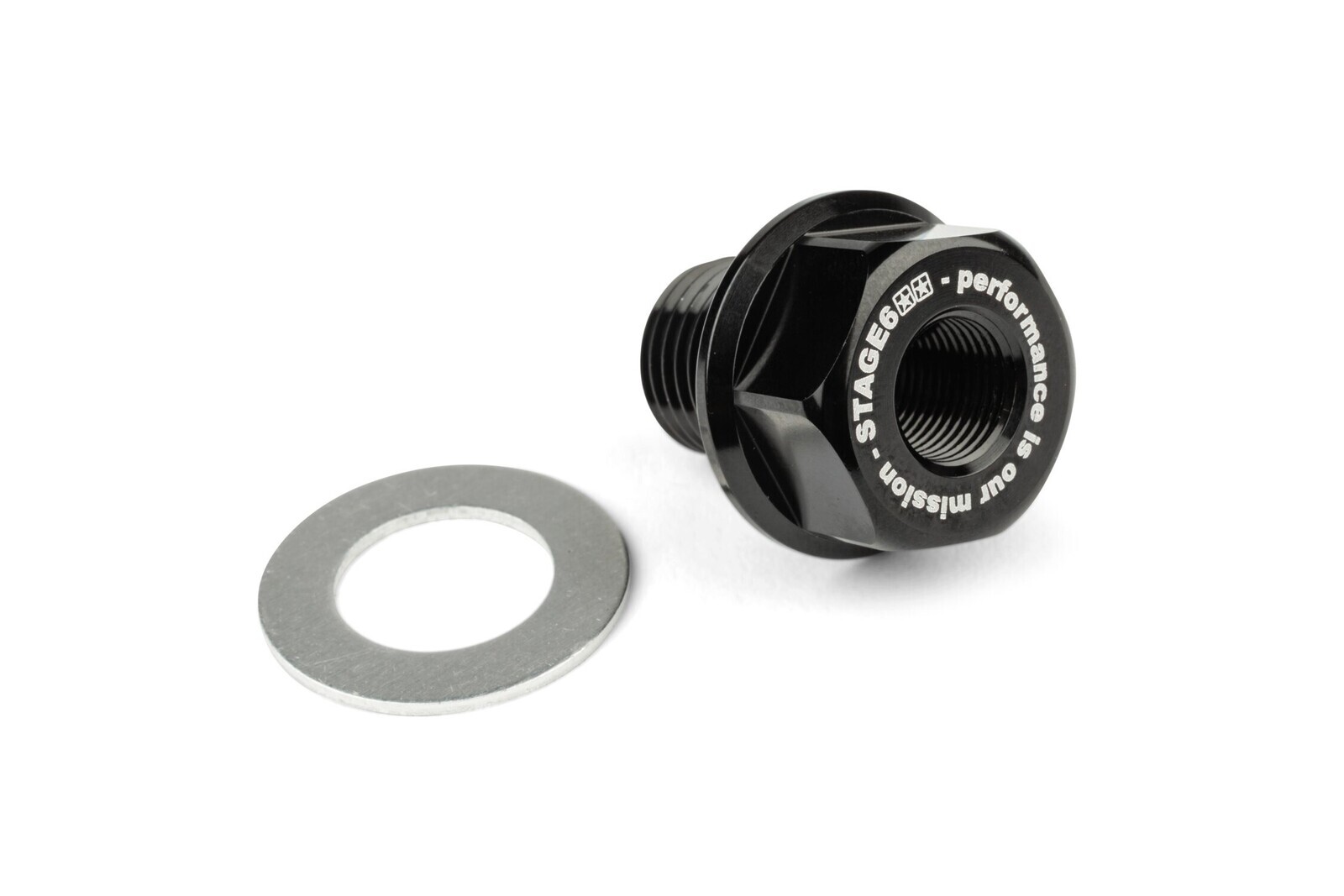 Adaptér snímače teploty Stage6 M14x1.5x15mm Derbi černý