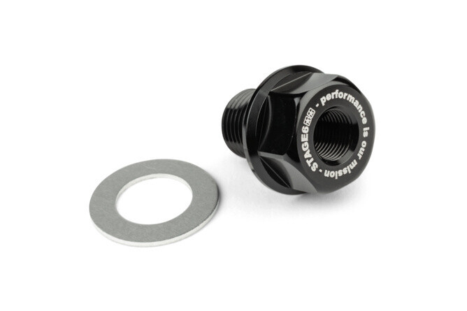 Adaptér snímače teploty Stage6 M14x1.25x15mm AM6 černá