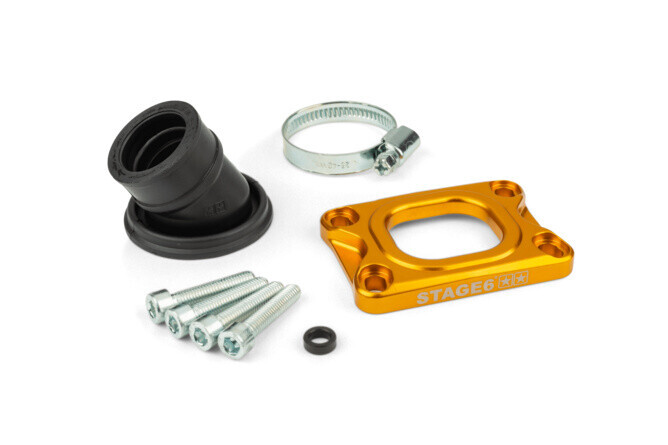 Příruba Stage6 360° AM6 / Derbi zlatá Dellorto / CP