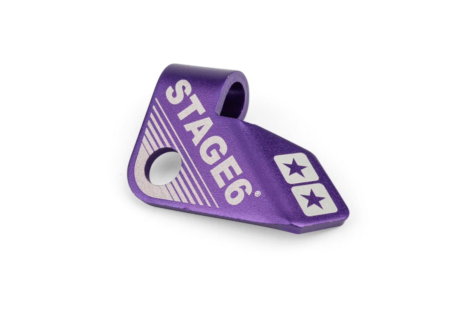 CNC držák bowdenu spojky Stage6 Derbi fialový