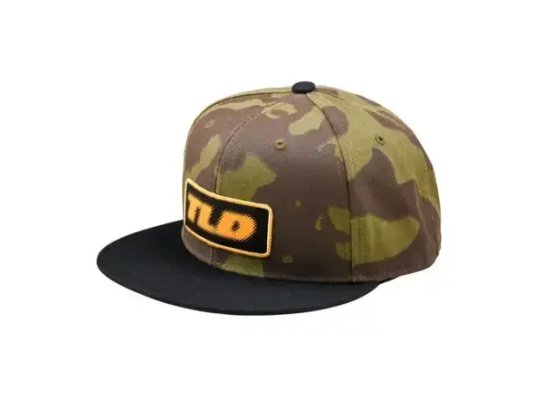 Troy Lee Designs Flat Bill Snapback kšiltovka Fade Out Olive Camo Uni