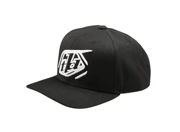 Troy Lee Designs Flat Bill Snapback kšiltovka Black Uni.