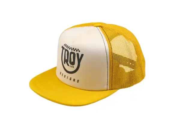 Troy Lee Designs Trucker Snapback Smiley kšiltovka Golden Uni.
