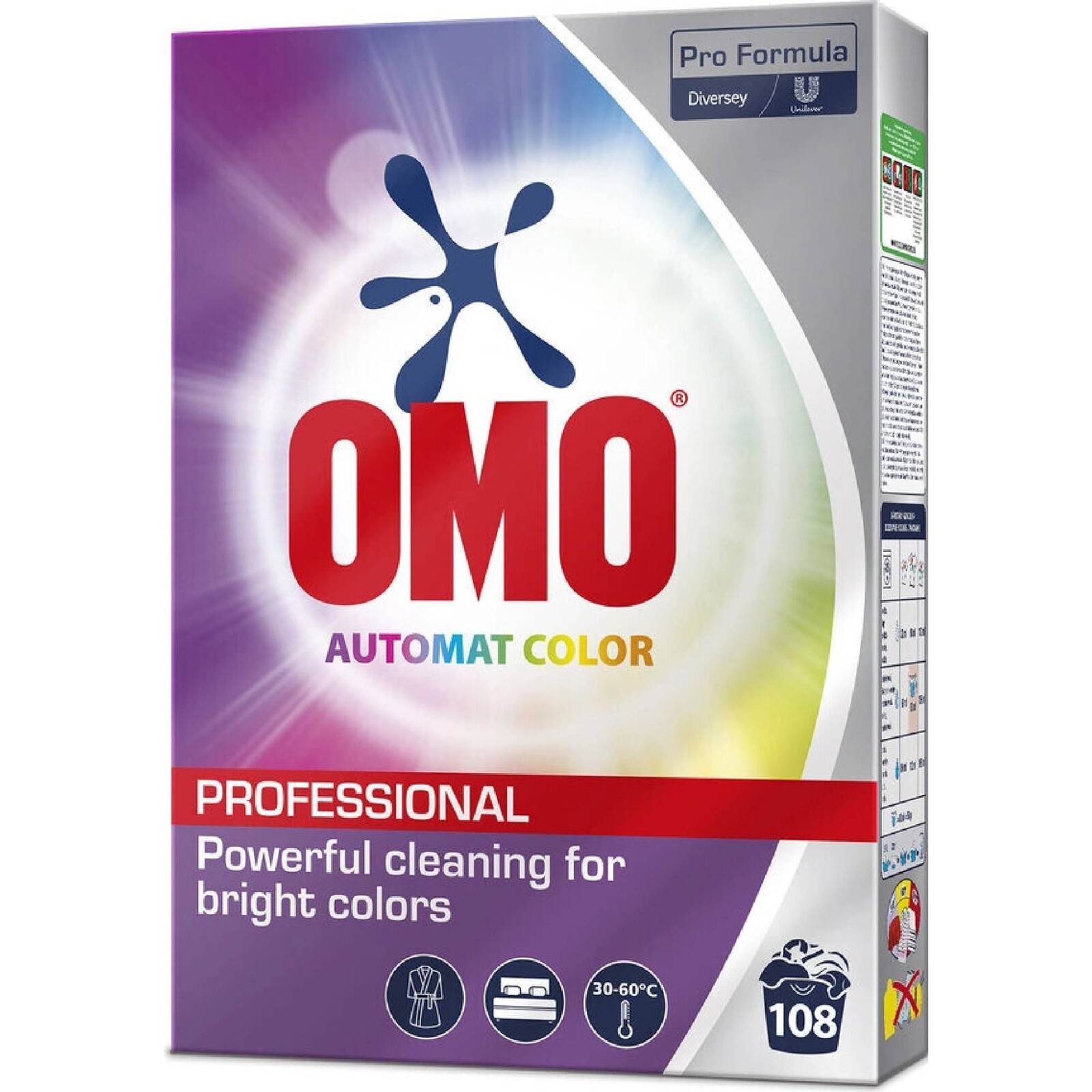 Prací prášek Omo Color - na barevné prádlo, 5,4 kg, 108 pracích dávek