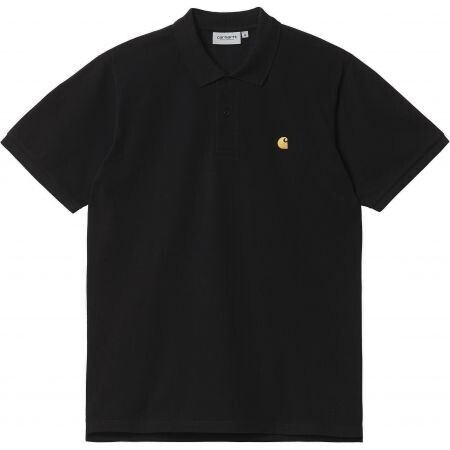 Triko Carhartt Wip Chase Pique Polo S/S - Černá - L
