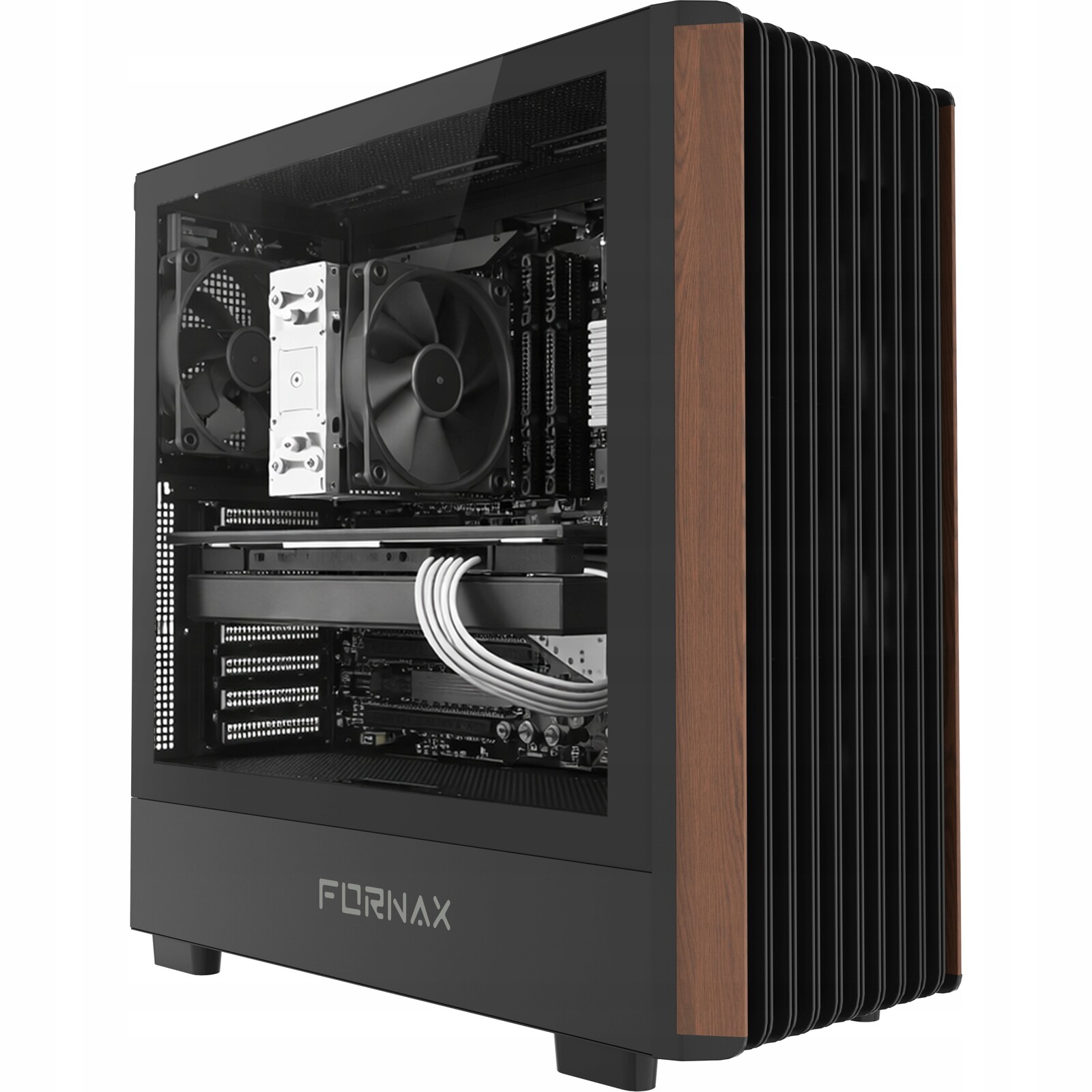 Počítačová Skříň pro počítač Gamingové ventilátory 4X 120 mm Usb 3.2 sklo E-atx Pc