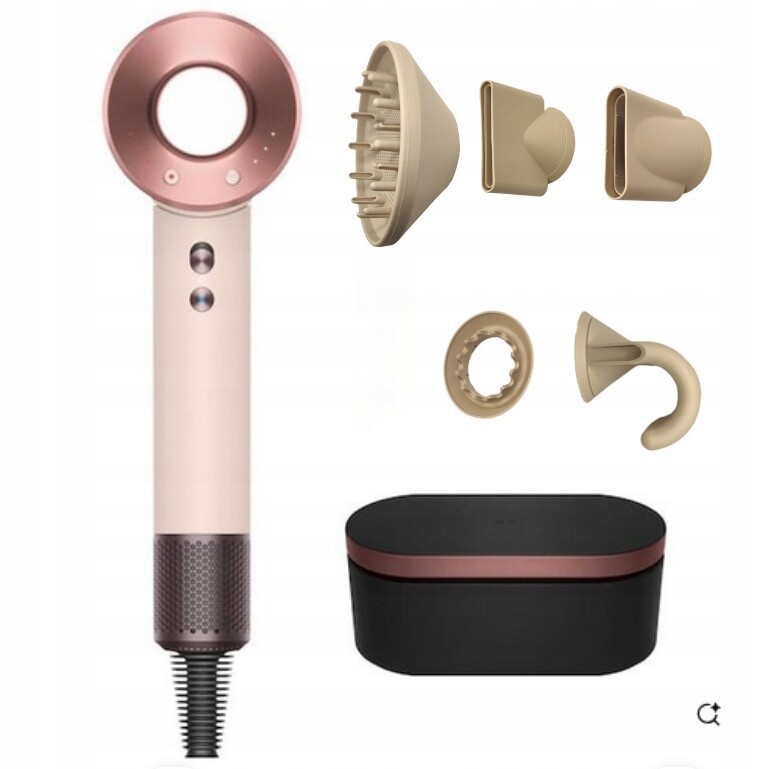 Digitální tunelová fén s ionizací 5 trysek Dárek kufřík