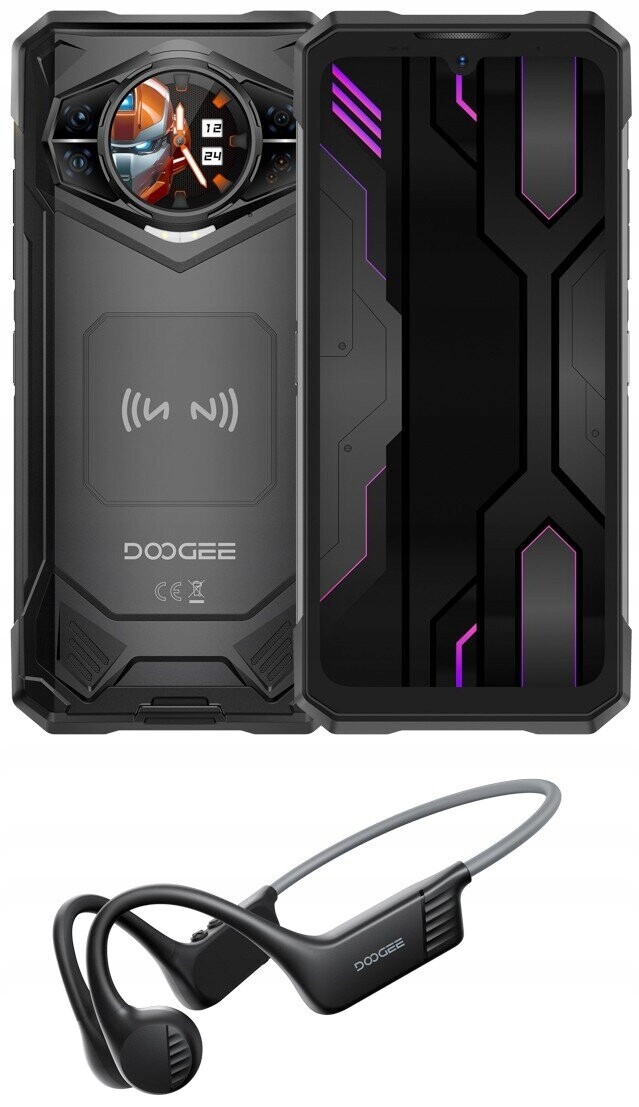 Smartphone Doogee S200X voděodolný 12 Gb 512 Gb 4G (lte) černý