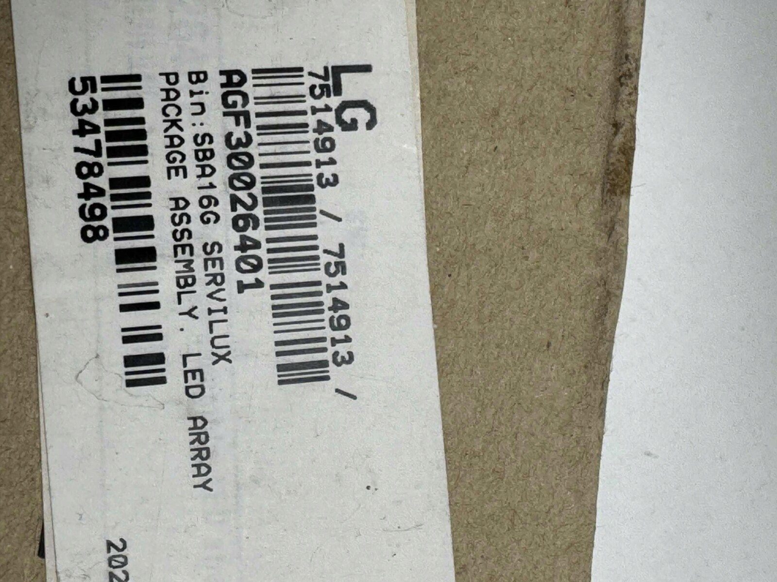 Led lišty Lg AGF30026401 – sada 8 pásků Backlight 49