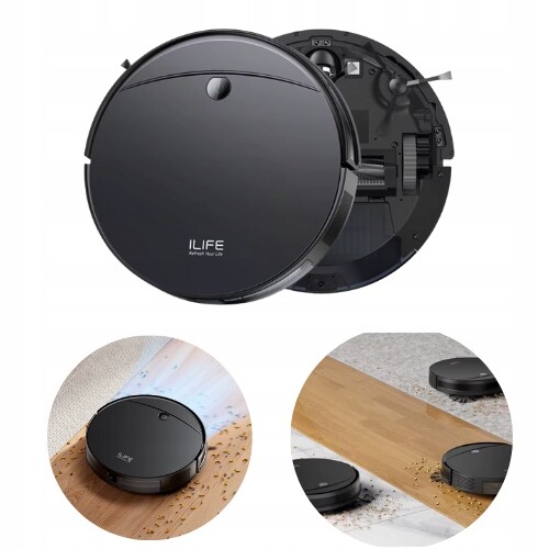 Uklízecí Robot Vysavač Jezdící Bezdrátový Černý Ilife