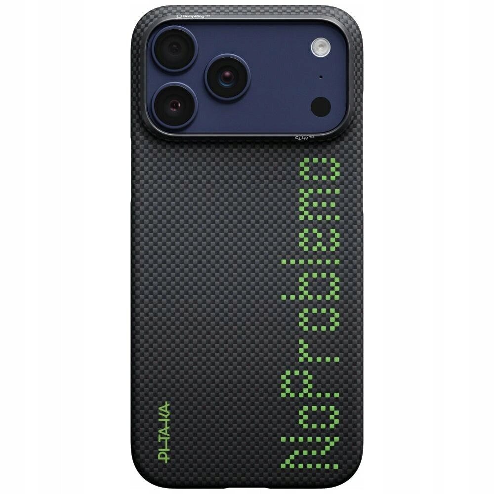 Pouzdro Pitaka Aries Ultra-Slim No problemo MagSafe pro iPhone 17 Pro Max, černé