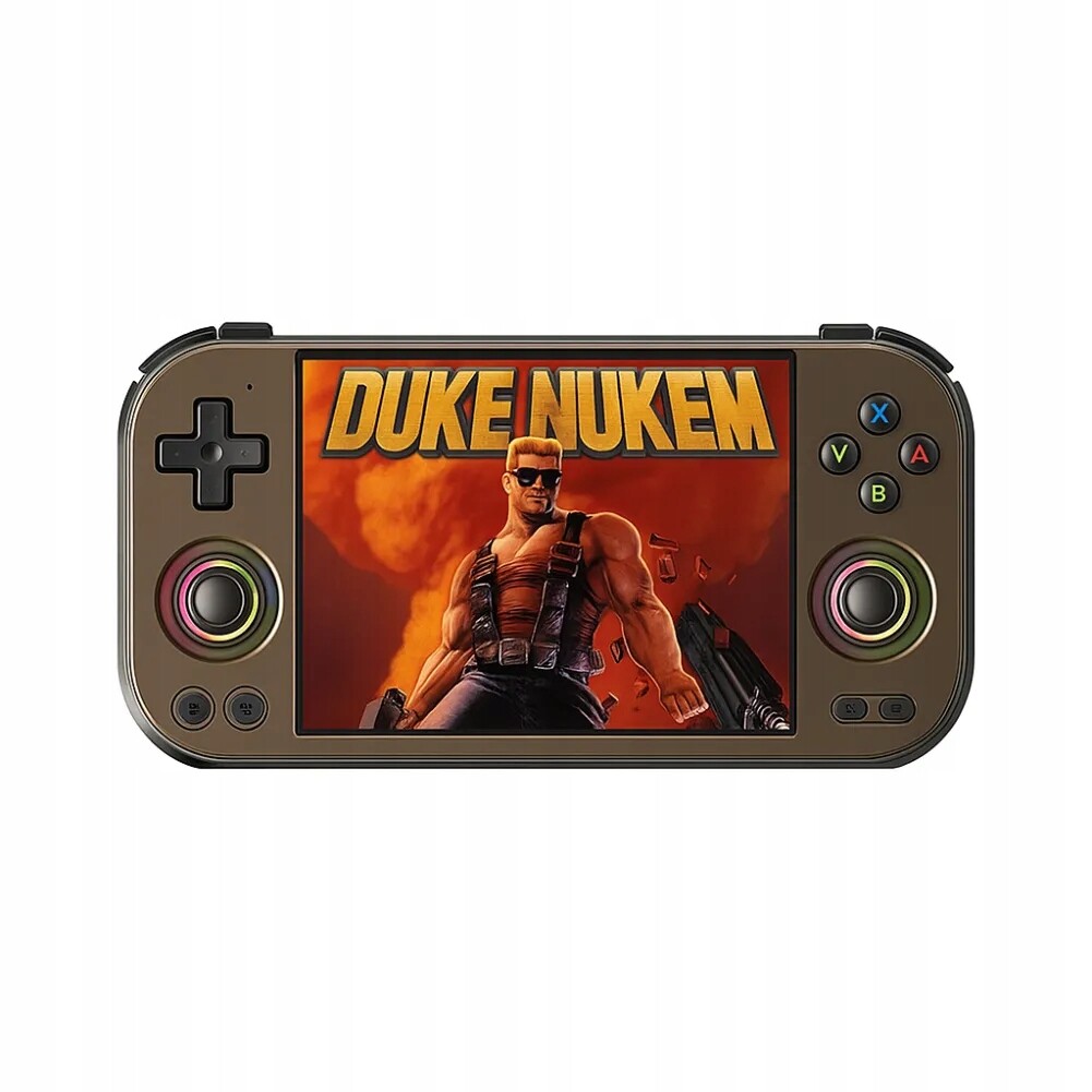 Přenosná retro kapesní konzole Anbernic RG477M Bronzová 8/128+128GB Hry