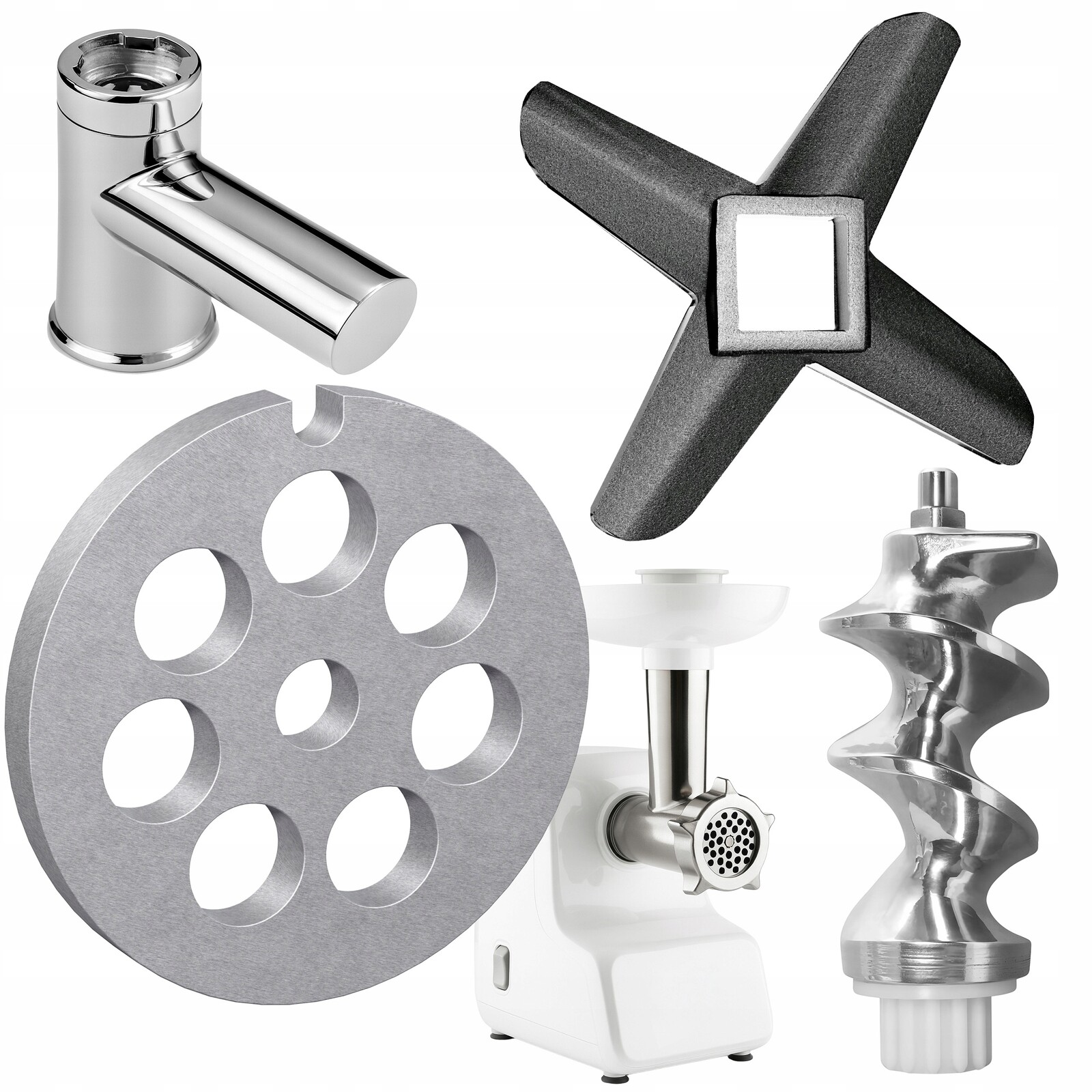 Sada Zelmer č. Mlecí komora Sítko č. 8 Nůž Hlemýžď