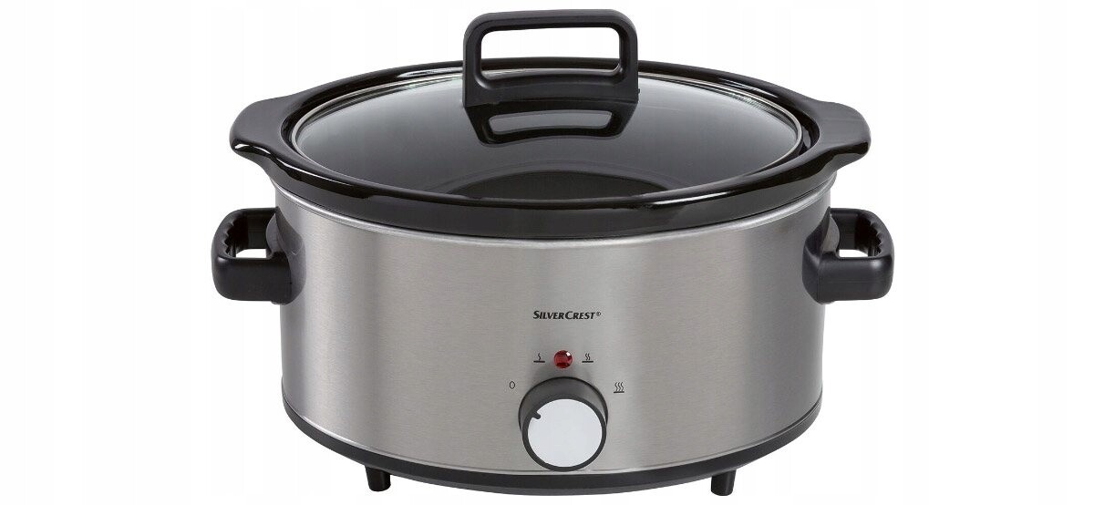 Pomalý hrnec SilverCrest Ssc 200 A1 3,5L stříbrný/šedý 200W, karton s povrchovou úpravou