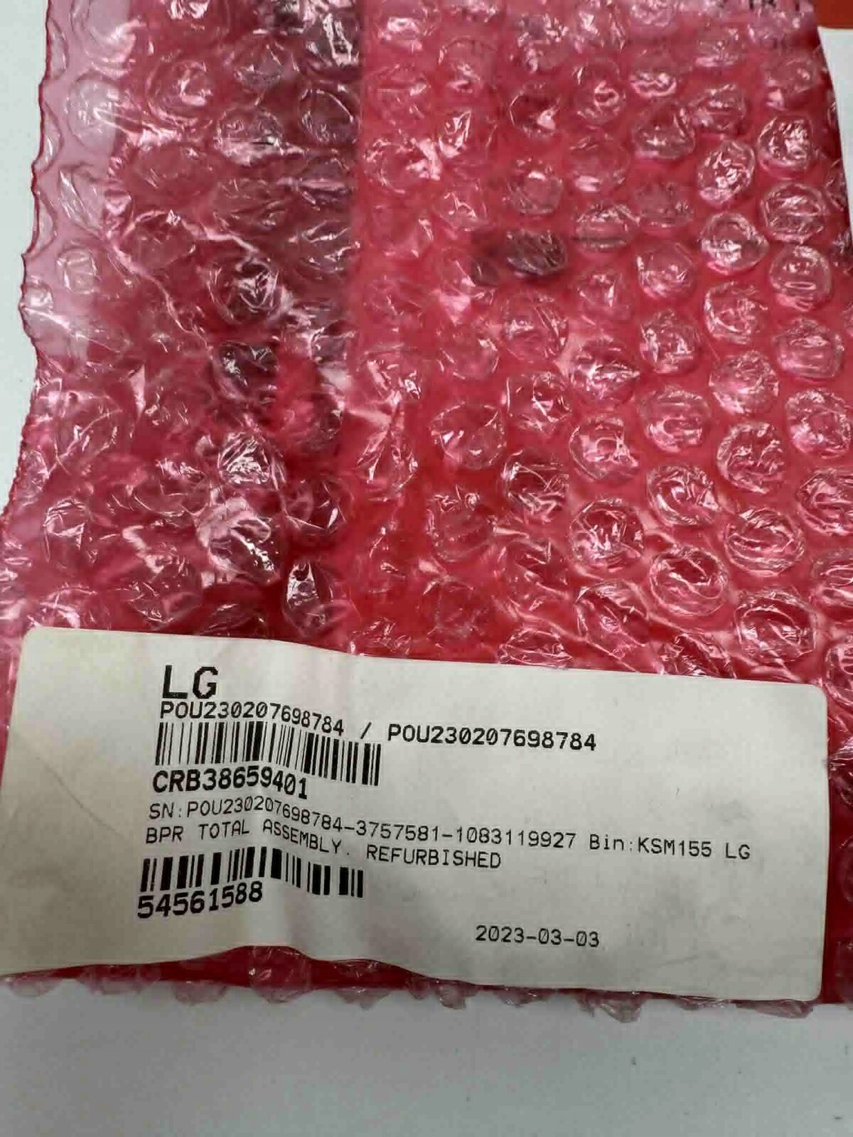 Základní deska Lg CRB38659401 Bpr Total Assembly