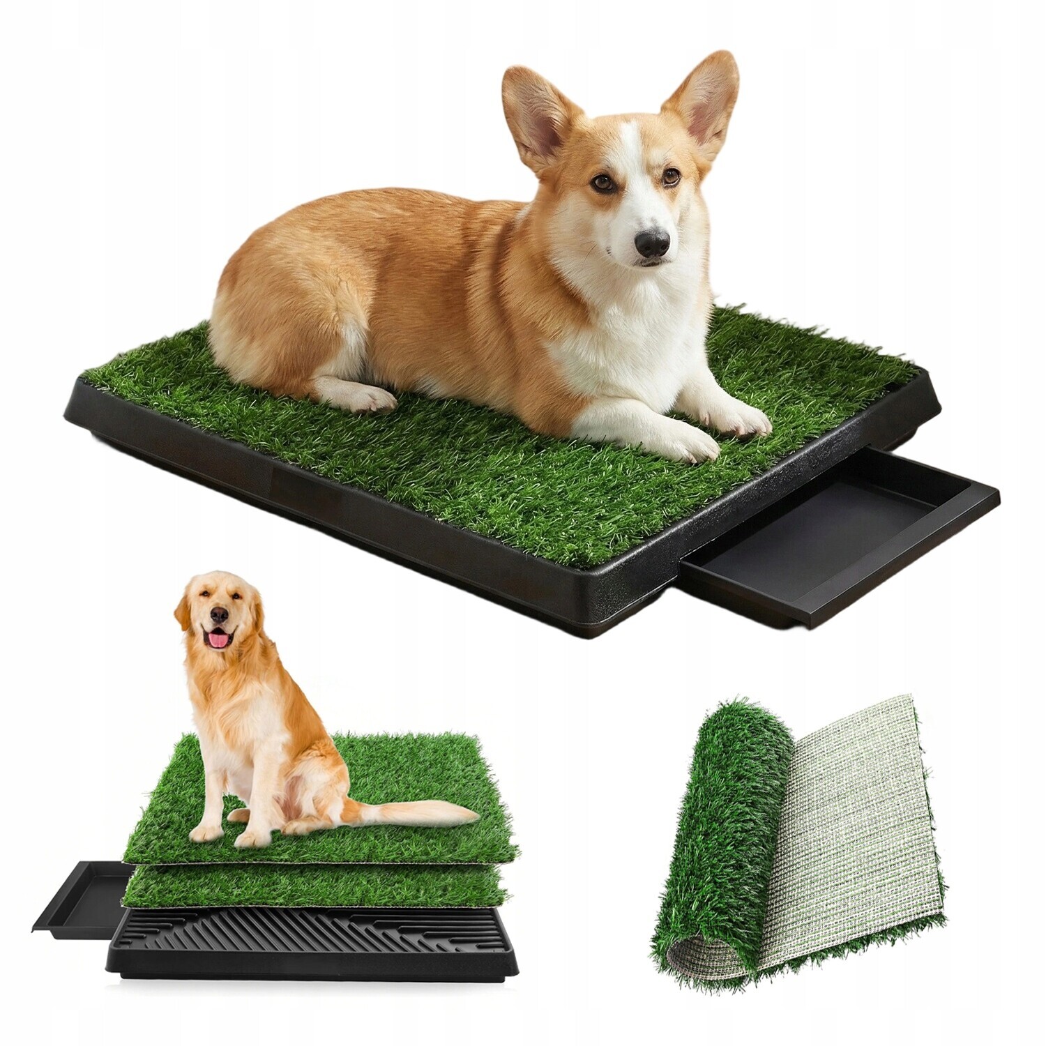 Záchody S Trávou Pro Psa, Nádrž Na Moč, Snadná A Hygienická Obsluha