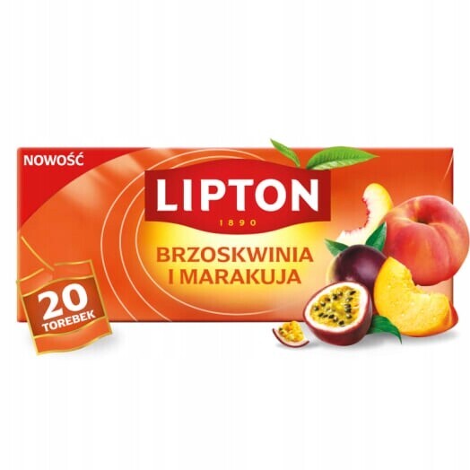 Lipton Ovocný čaj Broskev a Marakuja