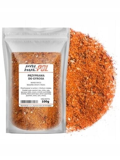 8x Koření Na Gyros 100g Aromatická směs přírodní kvality Kol-Pol