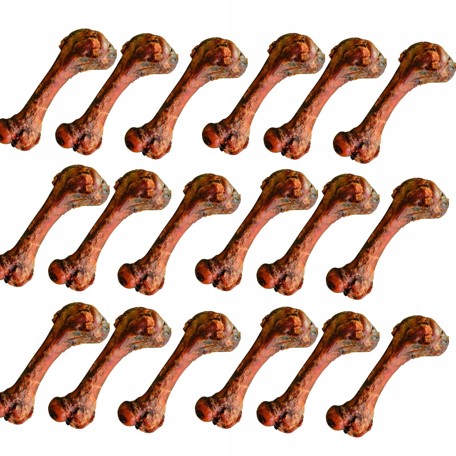 Pako uzená kost s masem přírodní pamlsek kousátko pro psa asi 30 cm x 18 cm