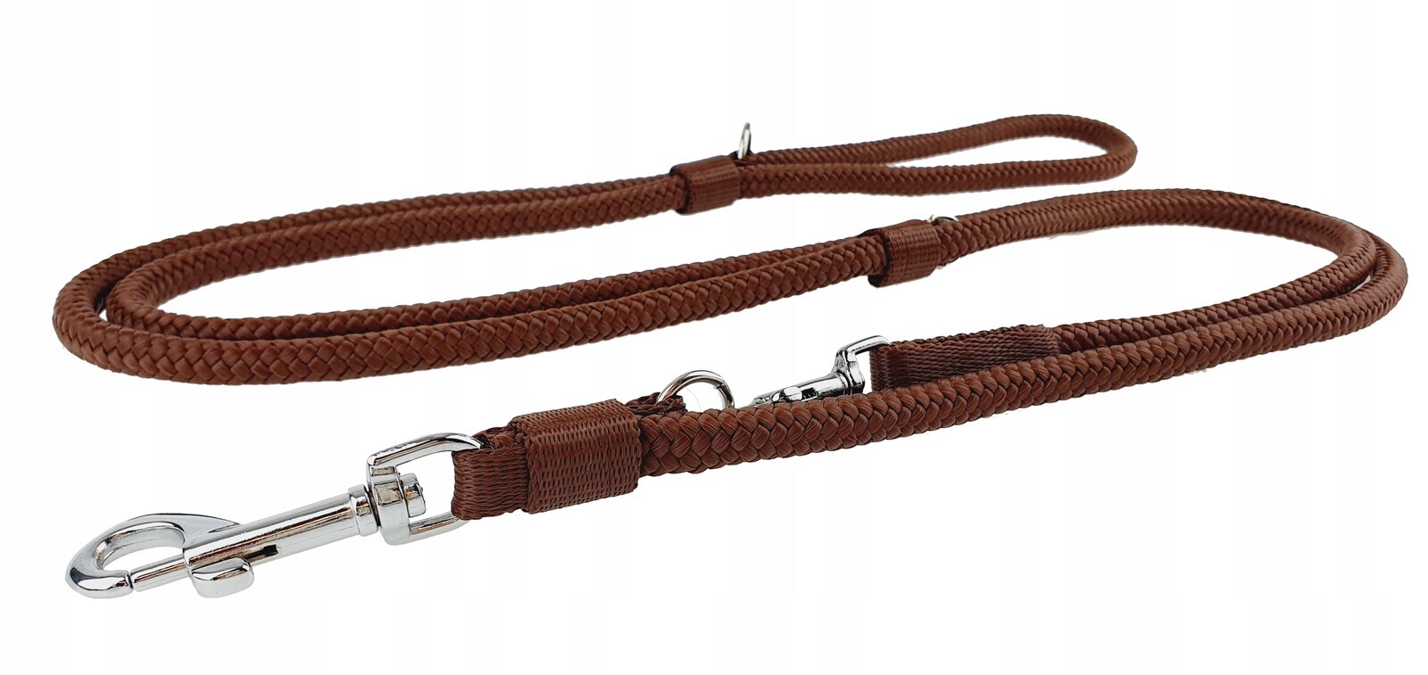 Champion Vodítko pro psa Lanko Šňůra nastavitelná 2,4 m/1,0 cm Hnědá Melanž