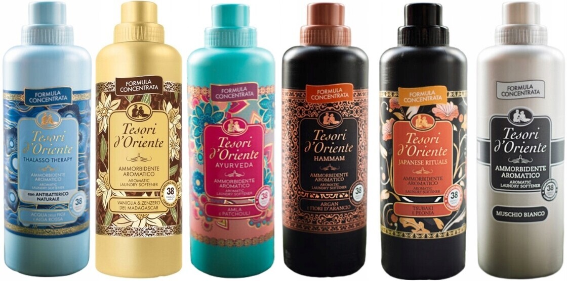 Tesori d'Oriente Sada 6 italských avivážních přípravků 760 ml Tvahjm