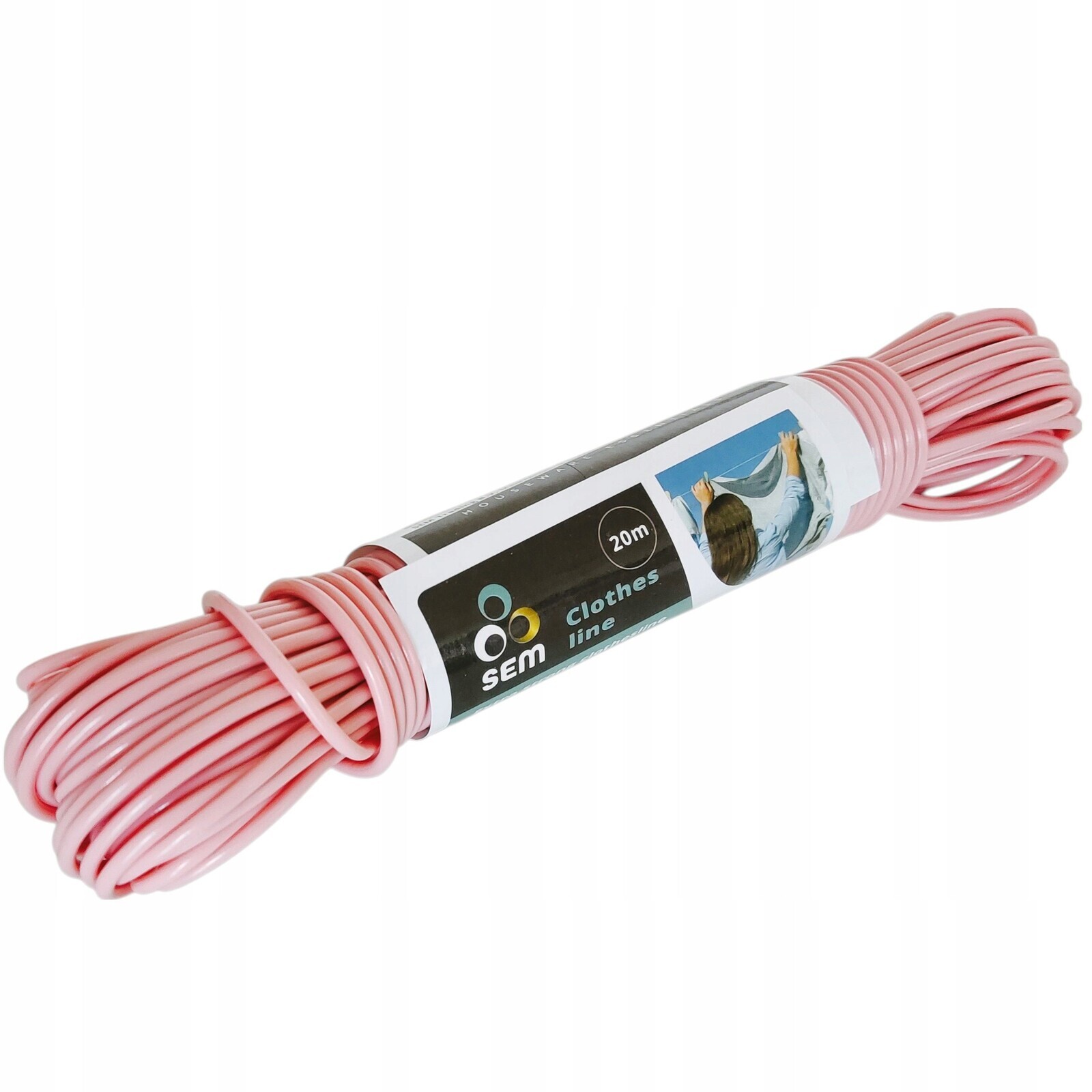 Šňůra S Ocelovým Drátem Pro Sušení A Zavěšení Prádla 20 metrů