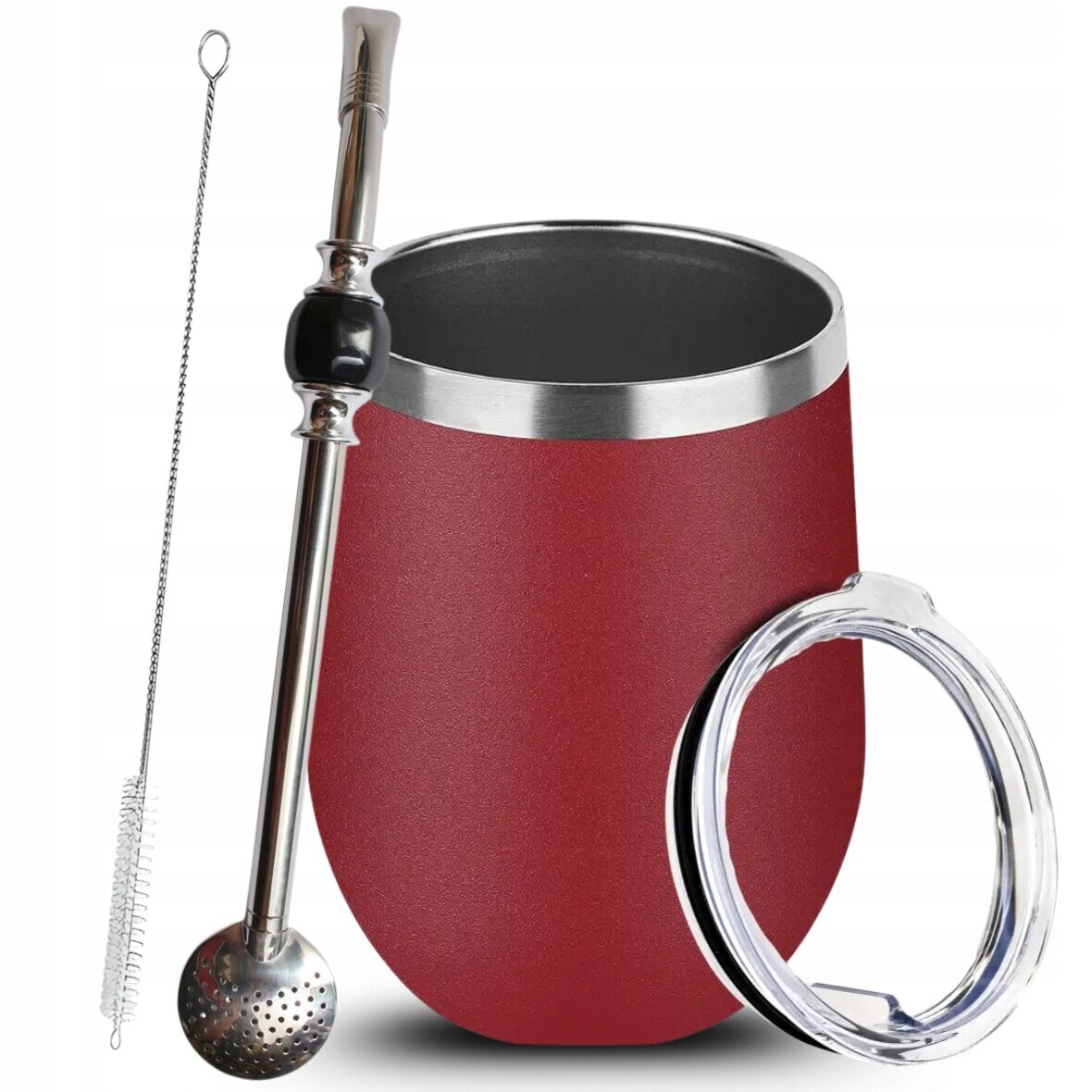 Sada Yerba Mate Termohrnek Matero červená Bombilla Inox