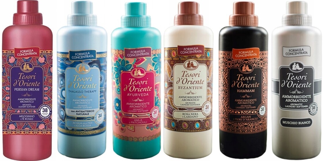 Tesori d'Oriente Sada 6 italských avivážních přípravků 760 ml Ptabhm