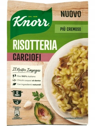 5x Knorr Risotteria Rizoto Ai Carciofi 175 Gr