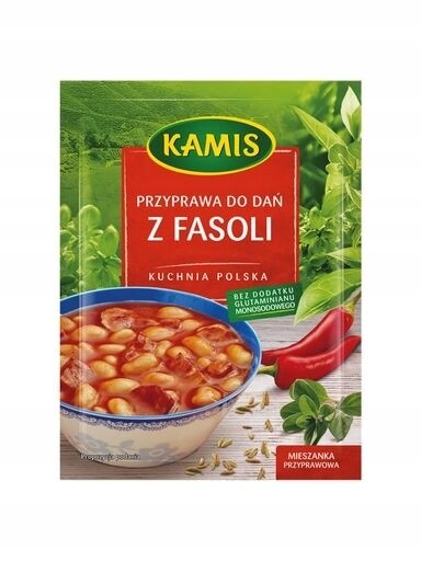 8 x Kamis Polská kuchyně Koření pro pokrmy z fazolí Kořenící směs 20 g