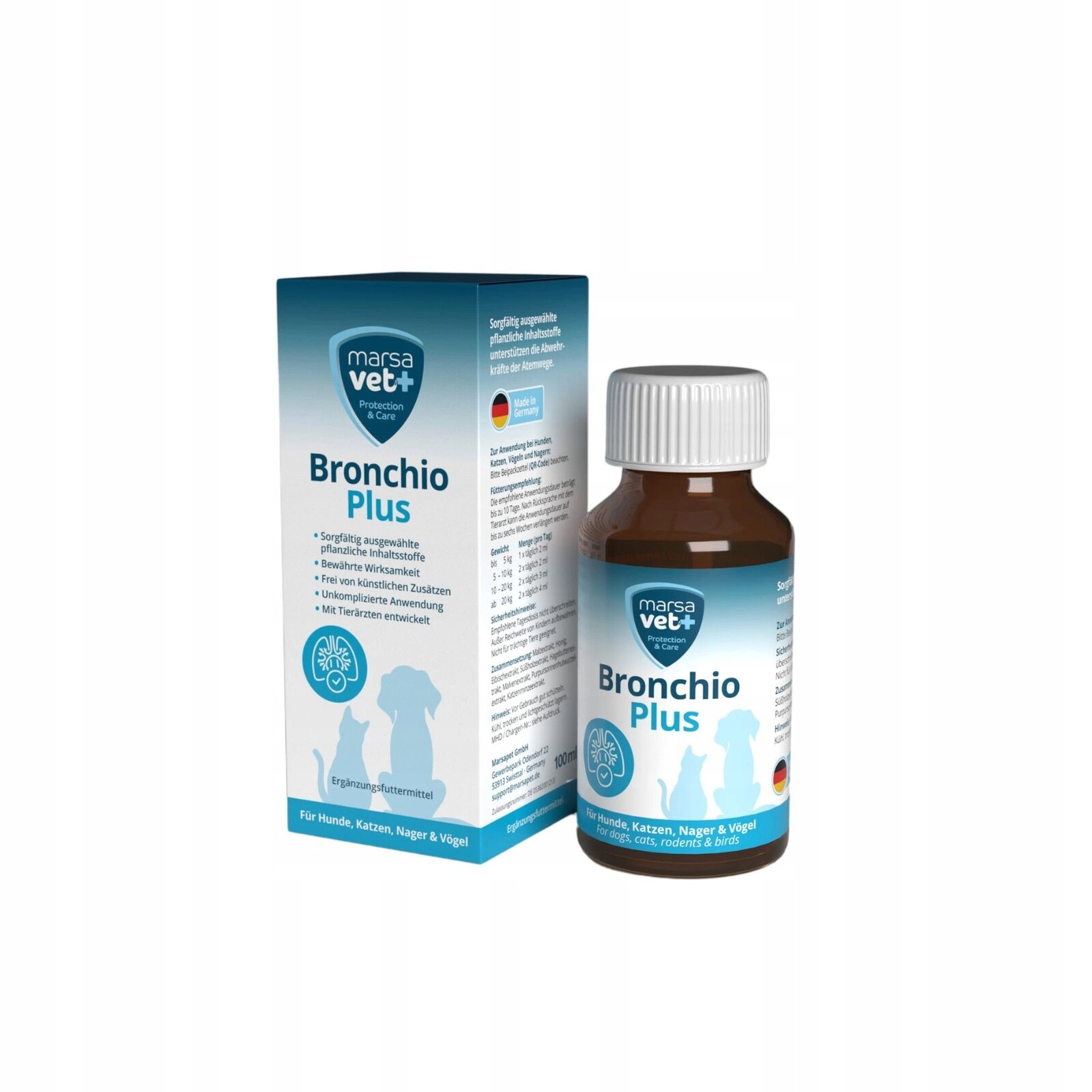 Bronchio Plus pro podporu dýchacích cest kapky 60006/100