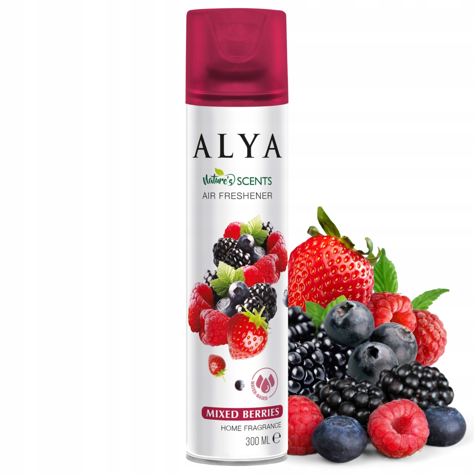 8 x Alya Osvěžovač ve spreji Mixed Berries do interiéru 300 ml