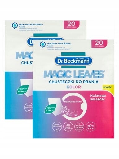 2x Dr. Beckmann Ubrousky na praní barev 2x20ks