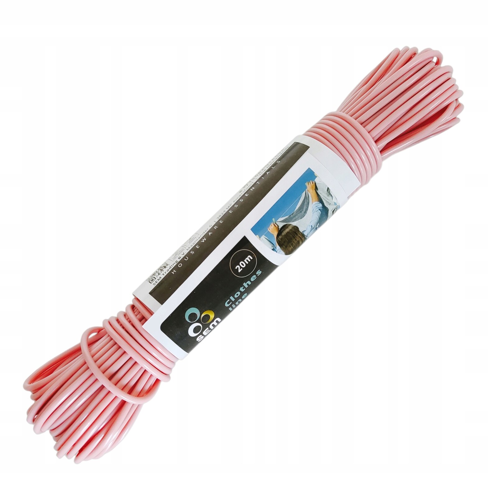 Šňůra Na Sušení Prádla S Ocelovým Drátem 20 m