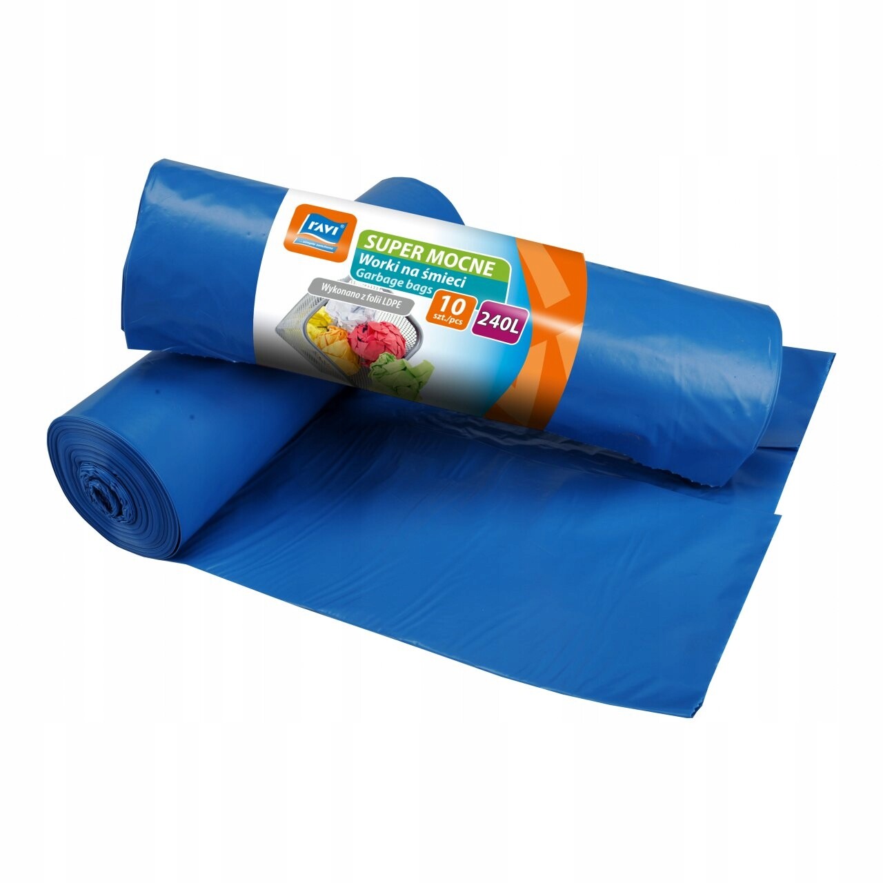 Univerzální pytle na odpadky Ravi 240l 10 ks