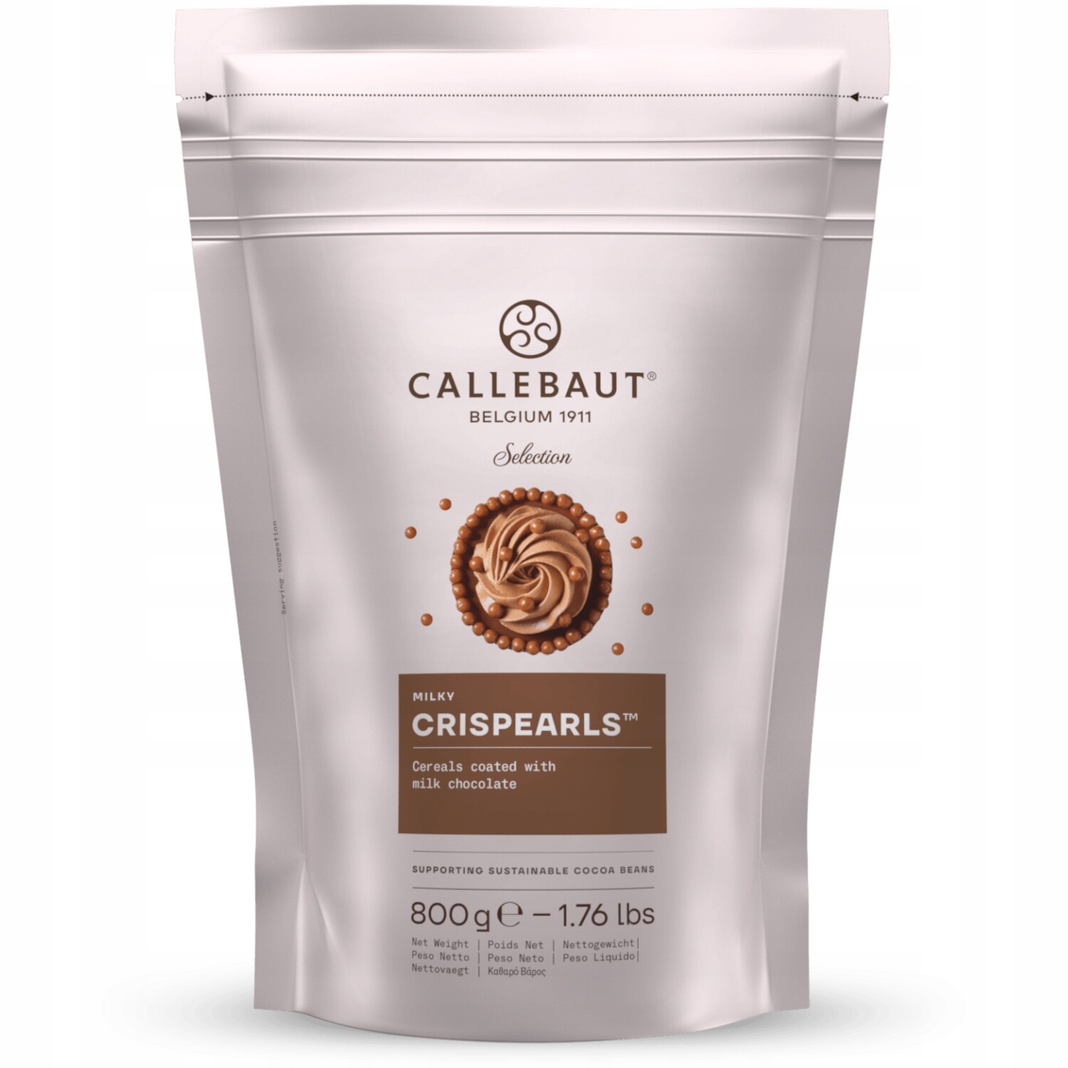 Čokoládový Posyp kuličky Mona Lisa Crispearls Callebaut 800 g Mléčná Čokoláda