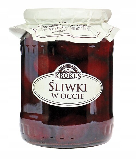 Bezlepkové Švestky V Octě 500 g (250 g) Krokus
