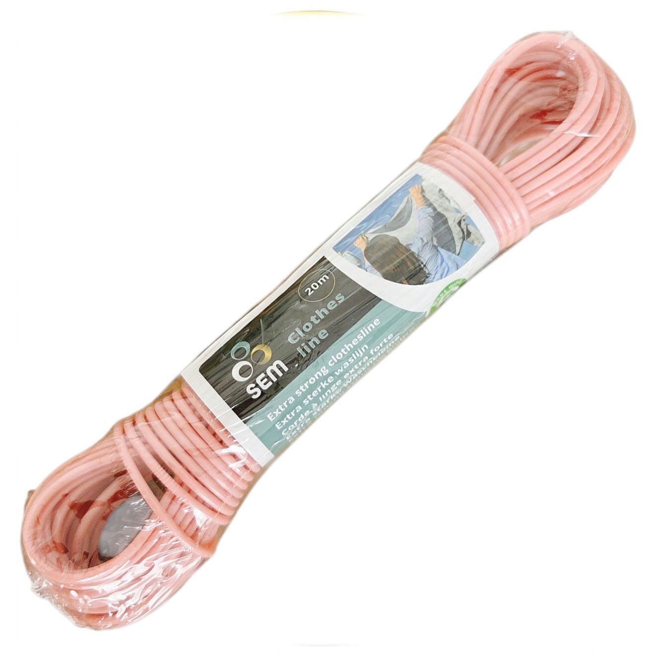 Šňůrka Pro Zavěšení Sušenípraní S Ocelovým Drátem 20 metrů