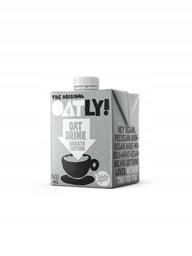 5x Oatly Ovesný Nápoj Barista Edition 0,5l